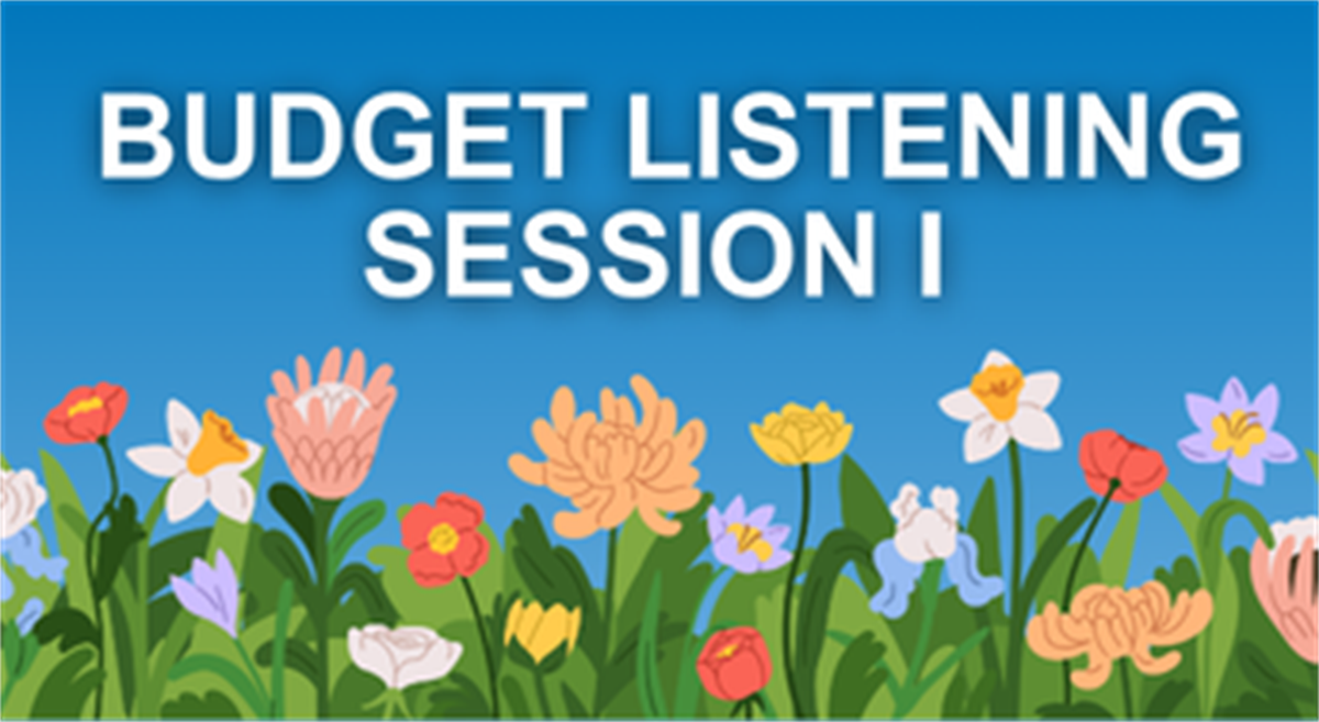 FY27 Budget Listening Session I