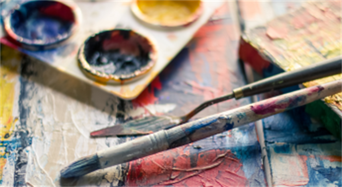 Brushes, Beverages & Blooms