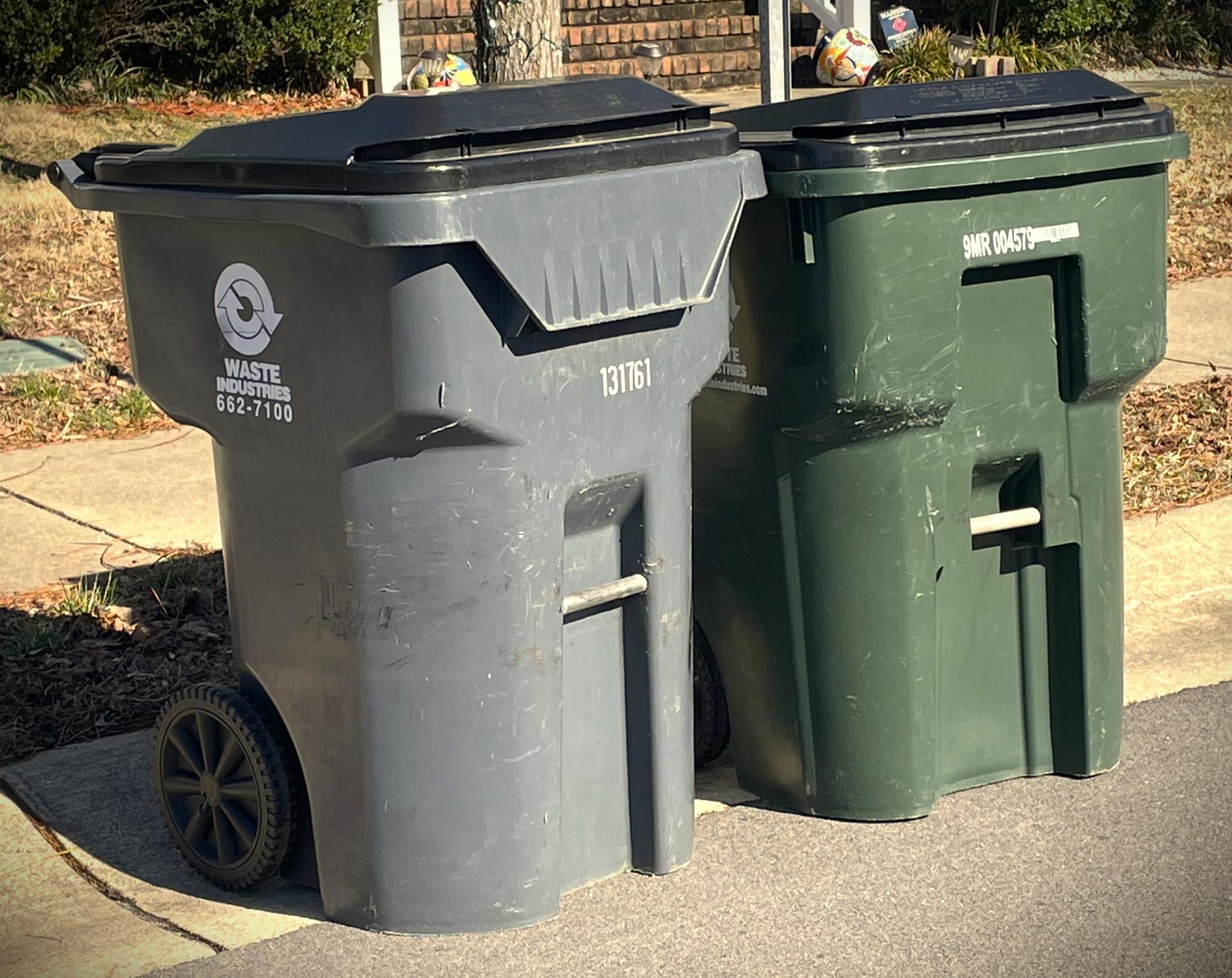 Carts placed right next to each other