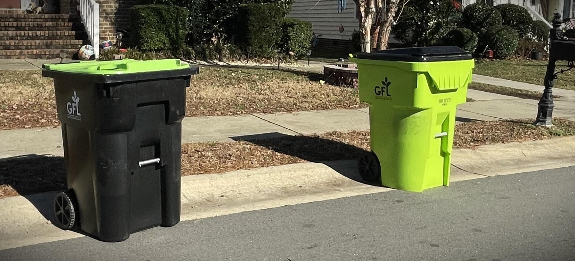 Carts placed 4 feet apart